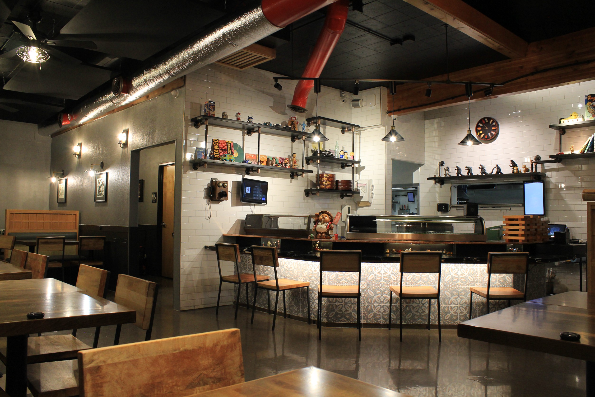 Interior of Sushi Sambi restaurant